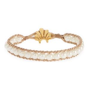 LELE SADOUGHI • Pearl Beaded Cord Bracelet